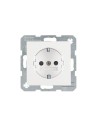 (Thumb 1) Berker S1 μηχανισμός πρίζα σούκο ασφαλείας λευκή HAGER