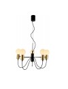 (Thumb 1) Φωτιστικό κρεμαστό 5φωτο μεταλλικό μαύρο/χρυσό Ε27 Volter VIOKEF