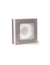 (Thumb 1) Απλίκα τοίχου τετράγωνη διπλού φωτισμού αλουμίνιο γκρι LED IP64 LIGHTUP