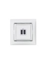 (Thumb 1) Valena πρίζα φόρτισης USB λευκή LEGRAND