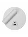 (Thumb 1) Απλίκα κρεβατιού Led ρυθμιζόμενη λευκή 3W+6W 3000K SPOTLIGHT