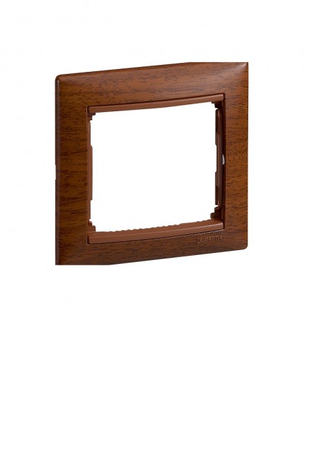 (Preview 1) Valena πλαίσιο 1 θέσης tanned wood LEGRAND