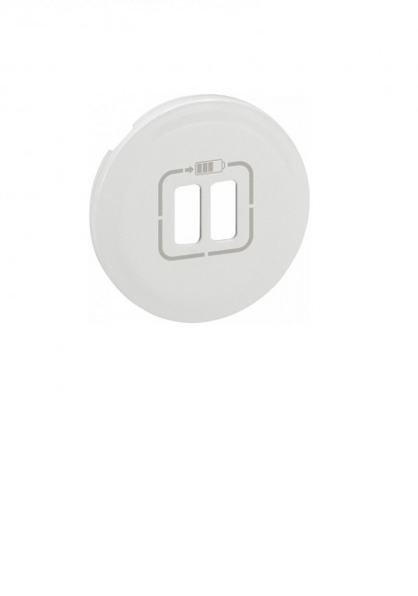 (Preview 1) Celiane πλακίδιο πρίζας φόρτισης 2 USB λευκό LEGRAND