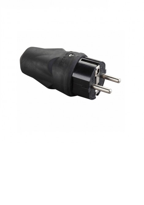 (Preview 1) Φις σούκο αρσενικό λάστιχο μαύρο 16A GEYER