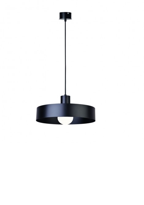 (Preview 1) Φωτιστικό κρεμαστό μαύρο D350 norton E27 VIOKEF