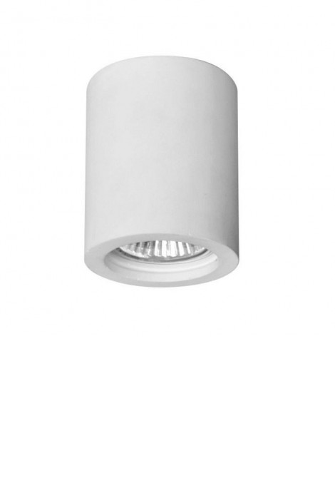 (Preview 1) Γύψινο σποτ οροφής εξωτερικό κυλινδρικό Ø:70x75 GU10 SPOTLIGHT