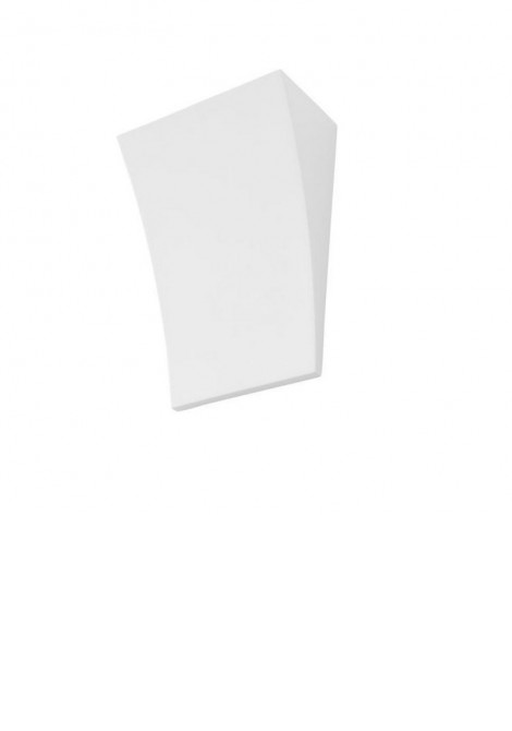 (Preview 1) Γύψινη απλίκα τοίχου λευκή G9 250x190 SPOTLIGHT