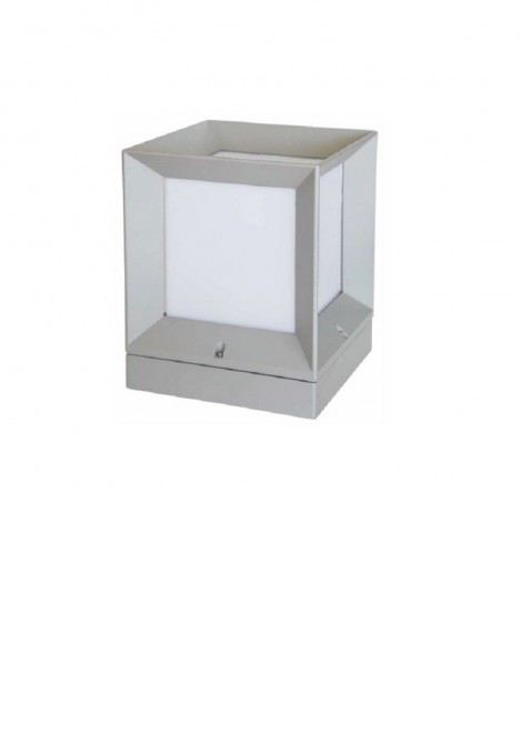 (Preview 1) Φωτιστικό δαπέδου ασημί 185x160 E27 IP44 SPOTLIGHT