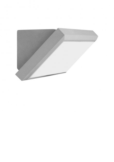 (Preview 1) Απλίκα τοίχου γκρι 12W Led IP65 SPOTLIGHT