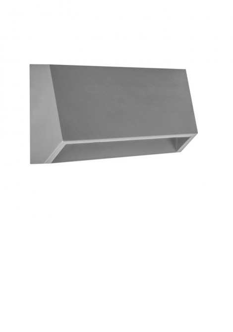 (Preview 1) Απλίκα τοίχου πολυκαρβονικό γκρι 3W Led IP65 SPOTLIGHT