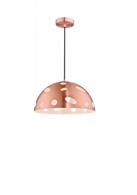 (Preview 1) Φωτιστικό κρεμαστό μεταλλικό χάλκινο E27 SPOTLIGHT