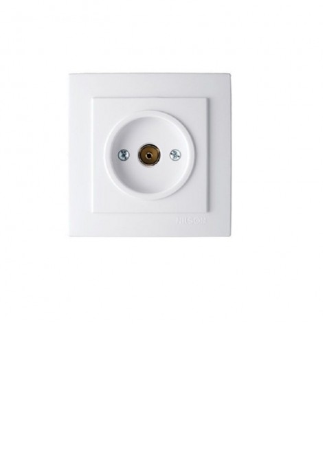 (Preview 1) Nilson Πρίζα TV τερματική λευκή GEYER
