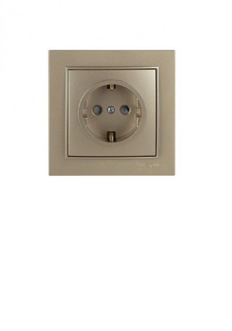 (Preview 1) Nilson Πρίζα σούκο ασφαλείας σατινέ GEYER