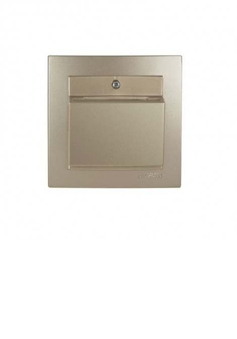 (Preview 1) Nilson Καρτοδιακόπτης με ενδεικτική λυχνία σατινέ GEYER