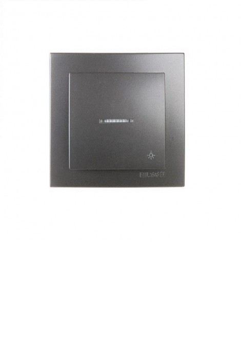 (Preview 1) Nilson Μπουτόν με ενδεικτική λυχνία ανθρακί GEYER