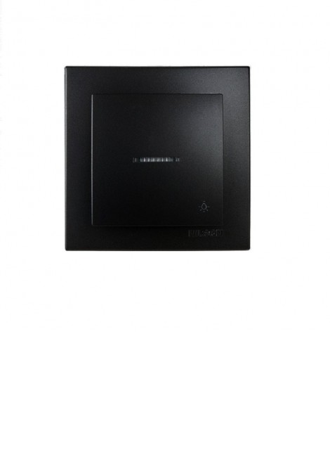 (Preview 1) Nilson Μπουτόν με ενδεικτική λυχνία μαύρο GEYER