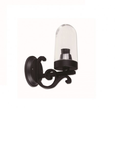 (Preview 1) Απλίκα τοίχου πλαστική μαύρη Ε27 IP43 199 LIDO