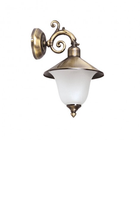 (Preview 1) Απλίκα τοίχου ορειχάλκινη οξυντέ H28 E14 IP43 LIDO