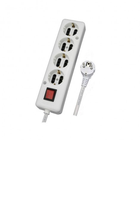 (Preview 1) Πολύπριζο 4 θέσεων με καλώδιο 1.5m και με διακόπτη ΧΑΡΑΛΑΜΠΙΔΗΣ