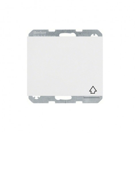 (Preview 1) Berker K1 μηχανισμός πρίζα σούκο με καπάκι λευκή HAGER