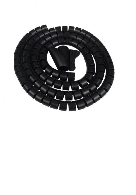 (Preview 1) Σπιράλ οργανωτής καλωδίων 28mm μαύρο CENTRAL