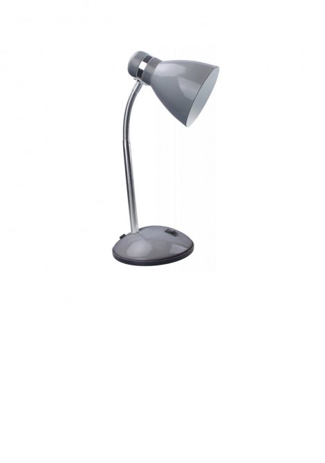 (Preview 1) Φωτιστικό γραφείου γκρι Ε27 20W SPOTLIGHT