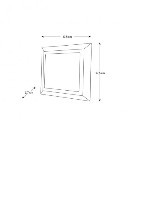 (Preview 2) Φωτιστικό τοίχου ανθρακί LED IP65 ARAPIDIS