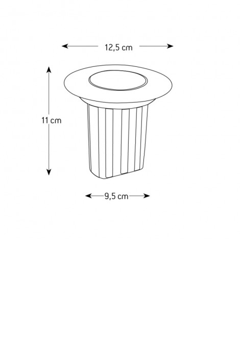 (Preview 2) Επιδαπέδιο φωτιστικό χωνευτό ανοξείδωτο GU10 IP67 ARAPIDIS
