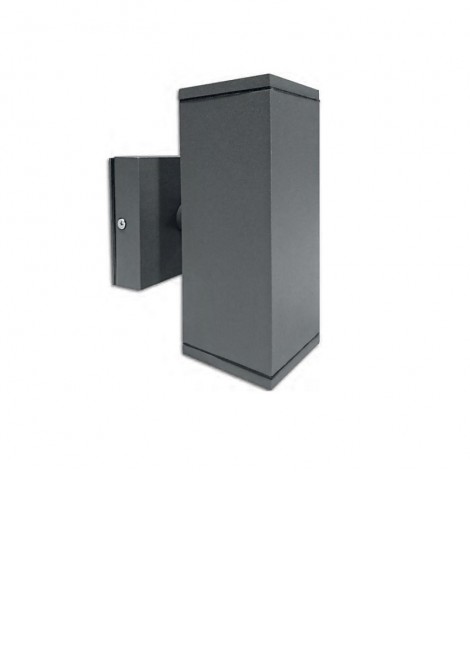 (Preview 1) Απλίκα τοίχου αλουμίνιο ανθρακί IP54 GU10 ARAPIDIS