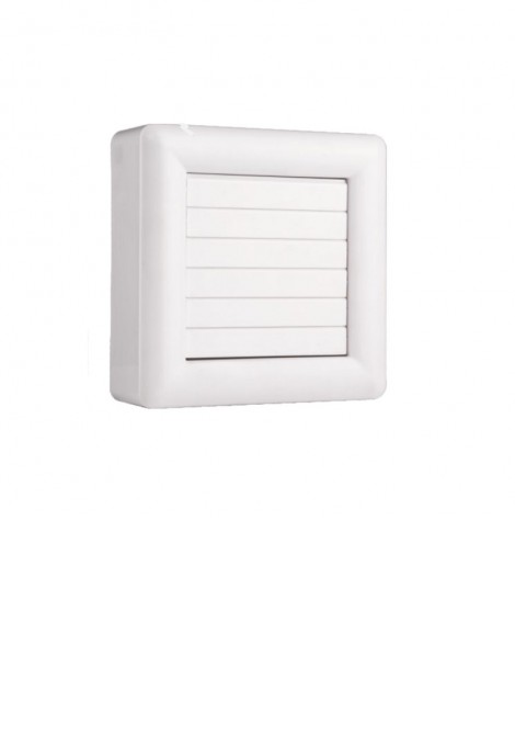 (Preview 1) Εξαεριστήρας μπάνιου λευκός 98mm με περσίδες SPOTLIGHT