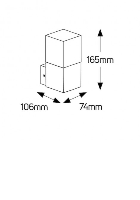 (Preview 2) Απλίκα επίτοιχη LED 6W 3000K 250lm IP54 GEYER