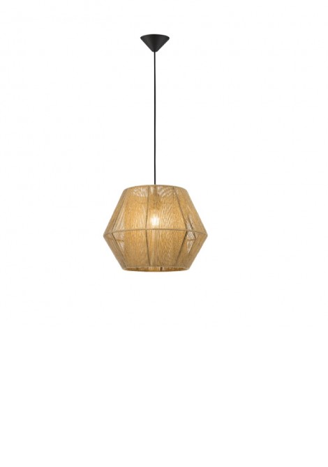 (Preview 1) Φωτιστικό κρεμαστό κορδόνι φυσικό Ε27 Zaira VIOKEF