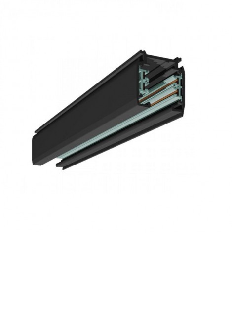 (Preview 1) Ράγα για σποτ αλουμινίου μαύρη 1μέτρο SPOTLIGHT