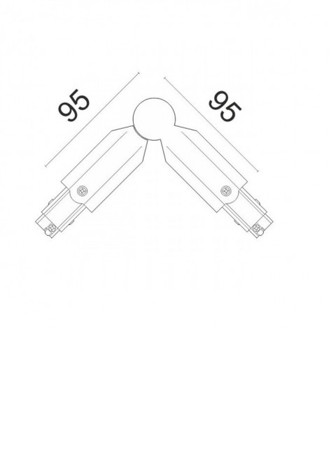 (Preview 2) Σύνδεσμος ράγας αλουμινίου γωνία λευκός SPOTLIGHT