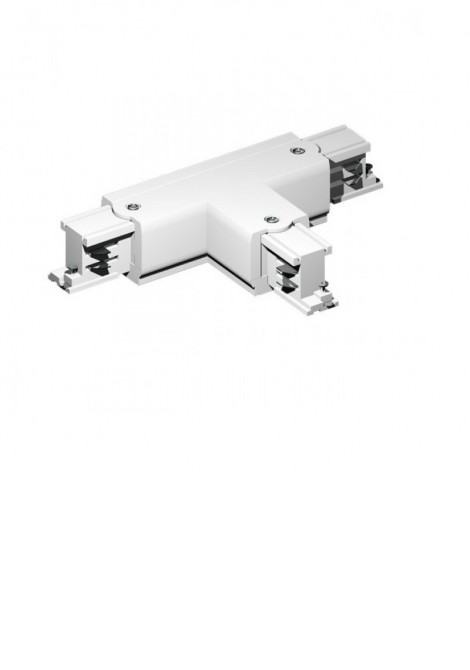 (Preview 1) Σύνδεσμος ράγας αλουμινίου ταφ λευκός SPOTLIGHT