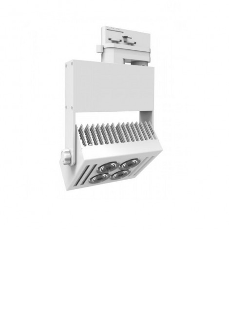 (Preview 1) Σποτ ράγας Led 40W 4000K 3200lm 36° αλουμίνιο λευκό SPOTLIGHT