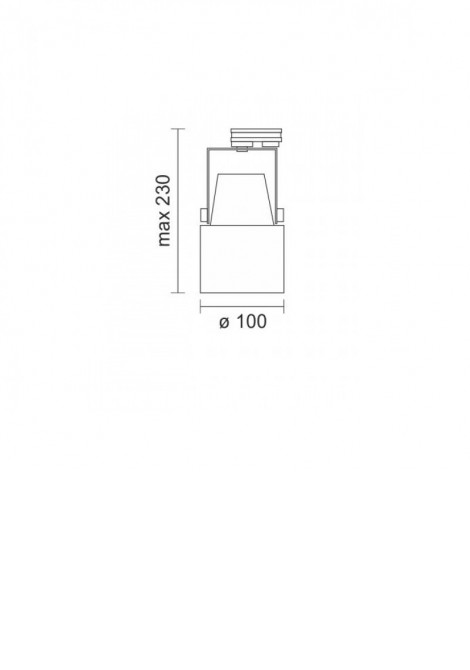 (Preview 2) Σποτ ράγας Ε27 18W πλαστικό μαύρο SPOTLIGHT