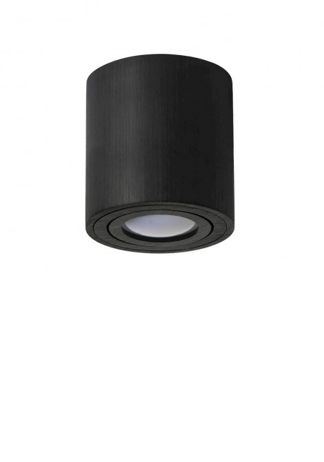 (Preview 1) Σποτ επίτοιχο στρογγυλό μαύρο D85 GU10 GEYER