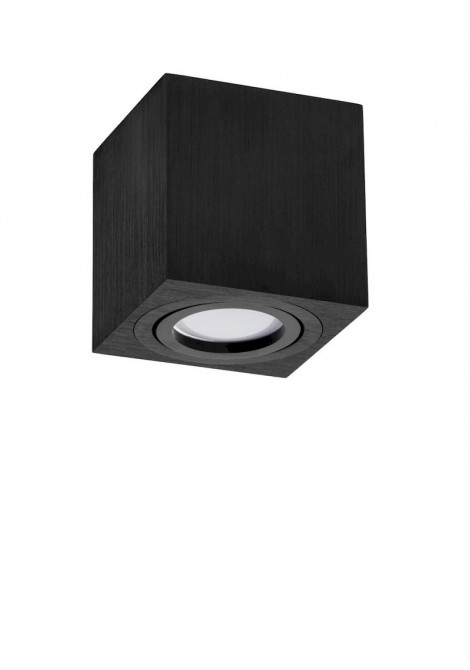 (Preview 1) Σποτ επίτοιχο τετράγωνο μαύρο 96x125 GU10 GEYER