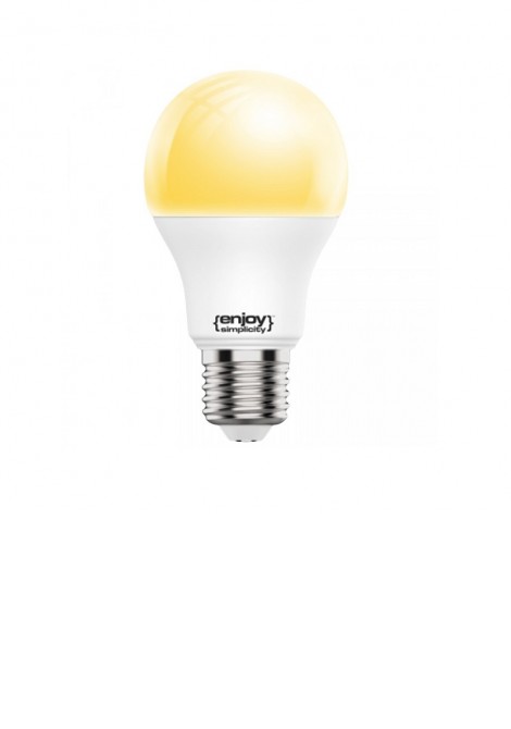 (Preview 1) Λάμπα led Smart WiFi BLUETOOTH A60 9W E27 2700K ENJOY