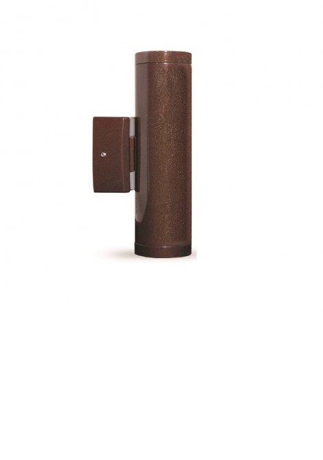 (Preview 1) Απλίκα τοίχου Up-Down αλουμίνιο κεραμιδί GU10 IP64 LIGHTUP