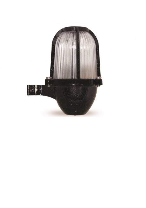 (Preview 1) Απλίκα τοίχου γωνία αλουμίνιο μαύρο πέρλα E27 IP64 LIGHTUP