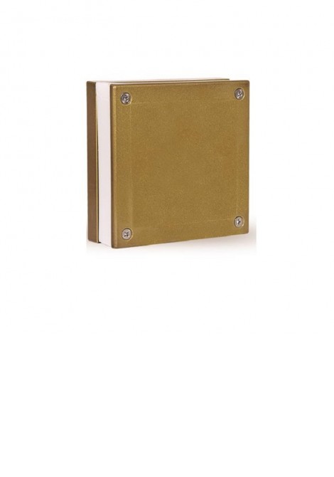 (Preview 1) Απλίκα τοίχου τετράγωνη αλουμίνιο Bronze LED IP64 LIGHTUP