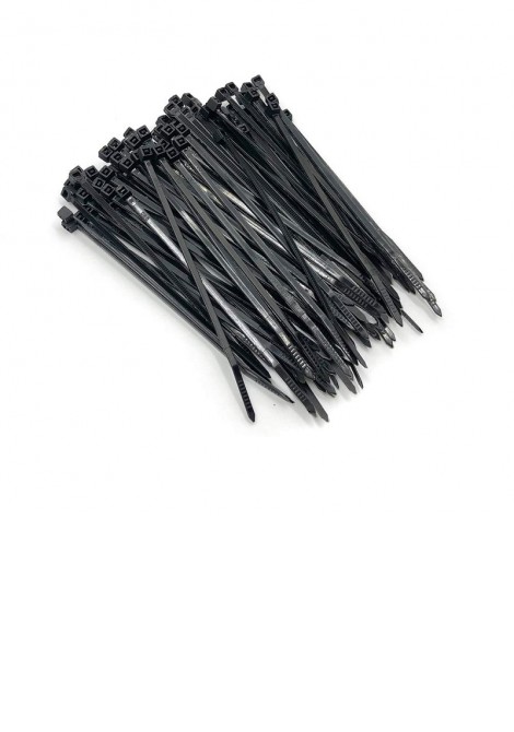 (Preview 1) Δεματικά 200x4.8mm Μαύρα (Συσκ.100τεμ) COM