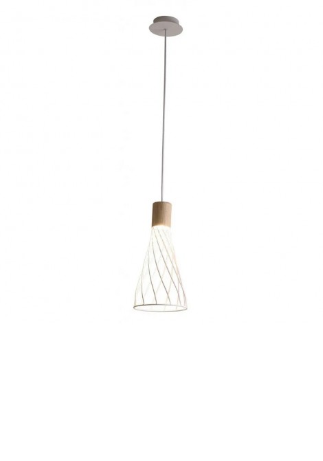 (Preview 1) Φωτιστικό κρεμαστό μεταλλικό λευκό GU10 Hank VIOKEF