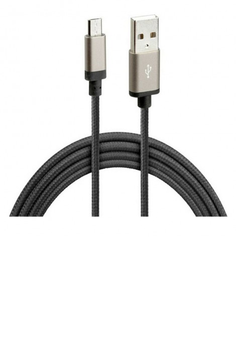 (Preview 1) Υφασμάτινο καλώδιο σύνδεσης συσκευών Micro USB Lucas