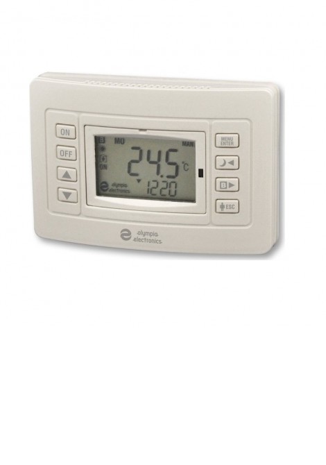 (Preview 1) Θερμοστάτης χώρου προγραμματιζόμενος ηλεκτρονικός BS-812 OLYMPIA