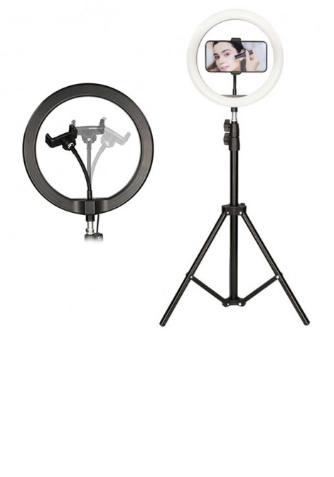 (Preview 1) Επαγγελματικό φωτιστικό LED Ring Light με τρίποδο Lucas