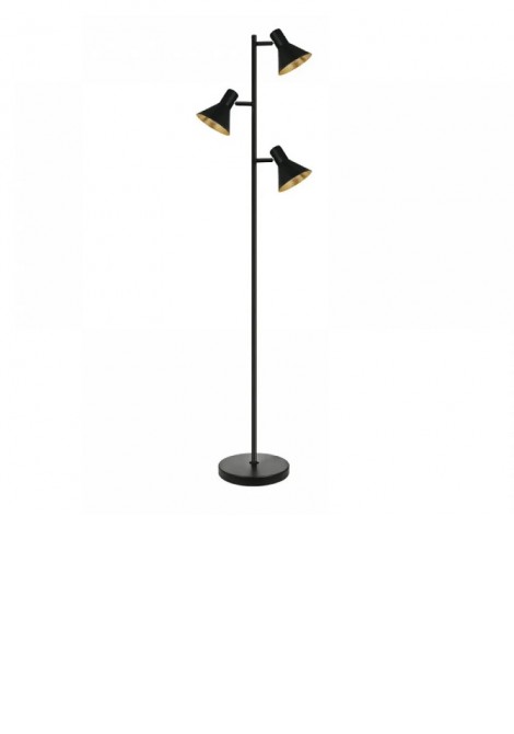 (Preview 1) Φωτιστικό δαπέδου μεταλλικό μαύρο E14 Harvey VIOKEF