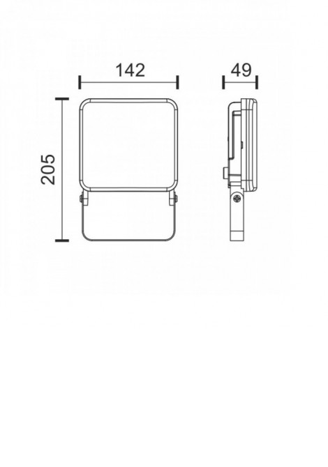 (Preview 2) Προβολέας led bluetooth 24W RGB+CCT IP65 SPOTLIGHT